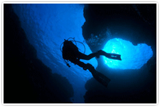 宮古島の地形ダイビングを写真で見る。